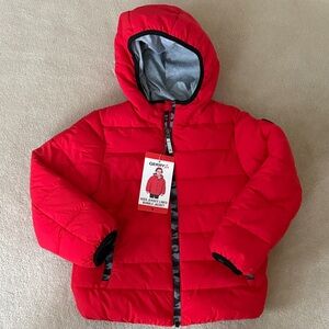 NWT Gerry Red Hooded Puffer Boys Coat